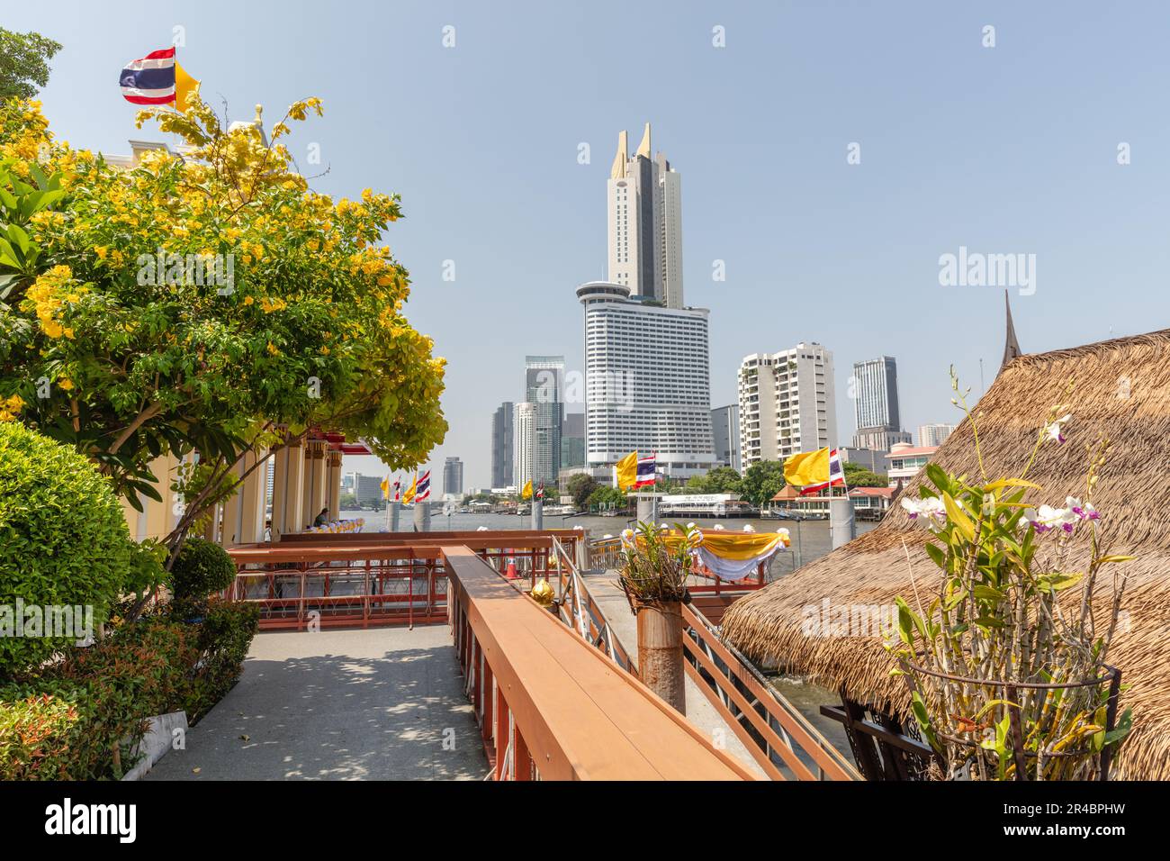 Skyline von Bangkok. Tag Zeit, Stadtzentrum, Thailand. Stockfoto