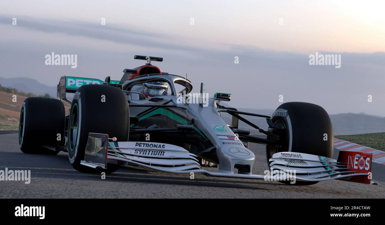 Formel 1 Grand Prix, Mercedes Stockfoto
