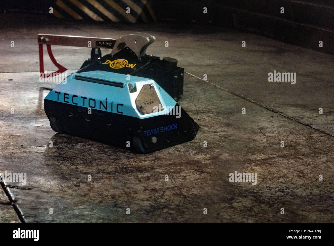 Brentwood, Großbritannien. 27. Mai 2023. Brentwood Essex 27. Mai 2023 Extreme Robots live im Brentwood Centre Brentwood Essex, der Live-Show aus Robot Wars von BBC. Die Veranstaltung soll auch das Interesse an MINT-Themen fördern. Kredit: Ian Davidson/Alamy Live News Stockfoto