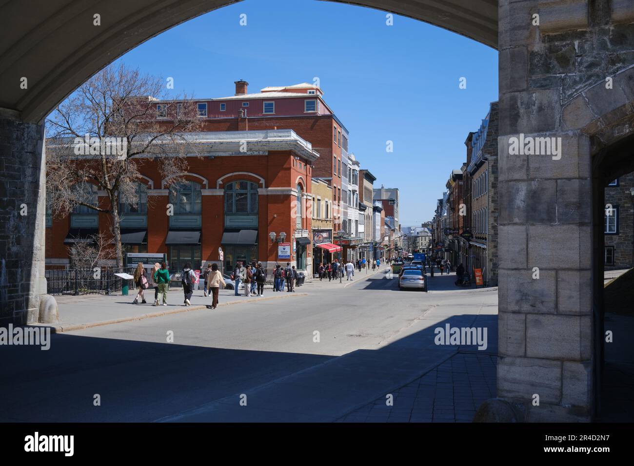 Rue St Jean, Quebec City, Kanada Stockfoto