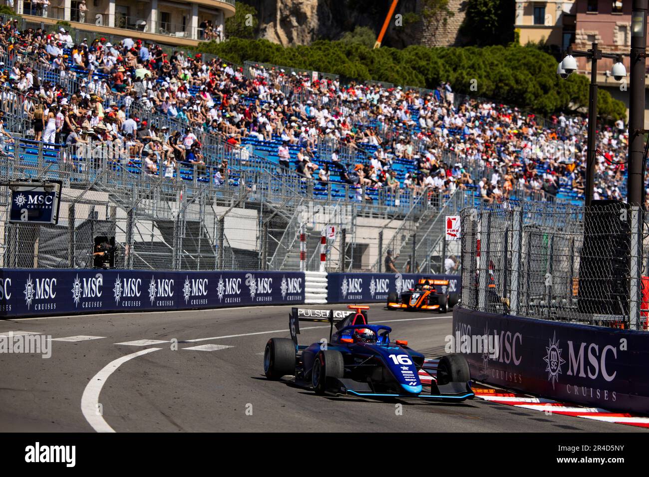 16 BROWNING Luke (gbr), HITECH GP, Action während der 3. Runde der FIA Formel-3-Meisterschaft 2023 vom 26. Bis 28. Mai 2023 auf dem Circuit de Monaco in Monaco – Photo Julien Delfosse/DPPI Stockfoto