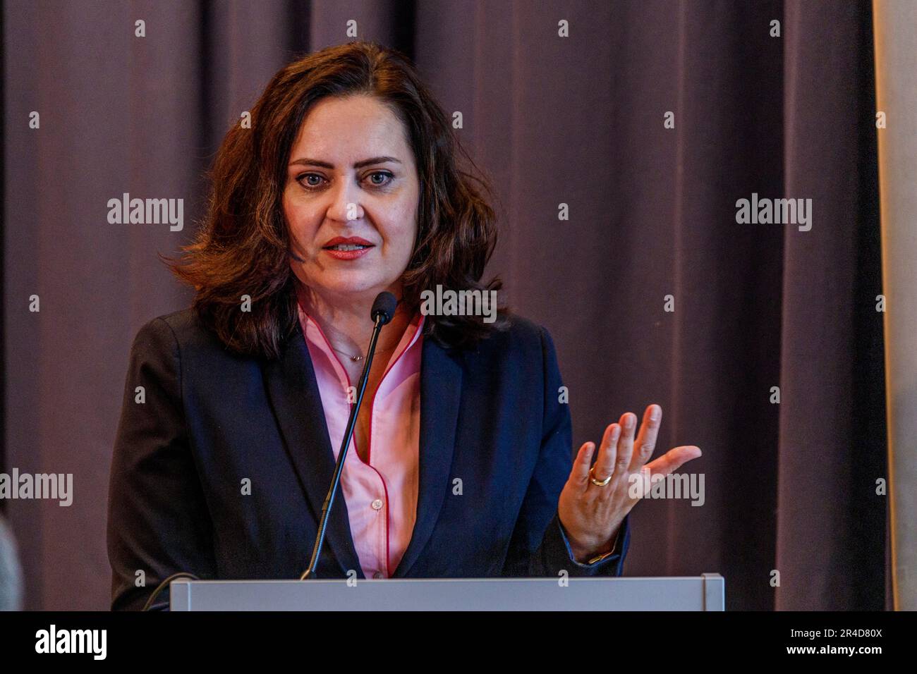 Generalkonsul Dipl. Ing. Kristina Larischova, Generalkonsulat der Tschechischen Republik in Düsseldorf Stockfoto