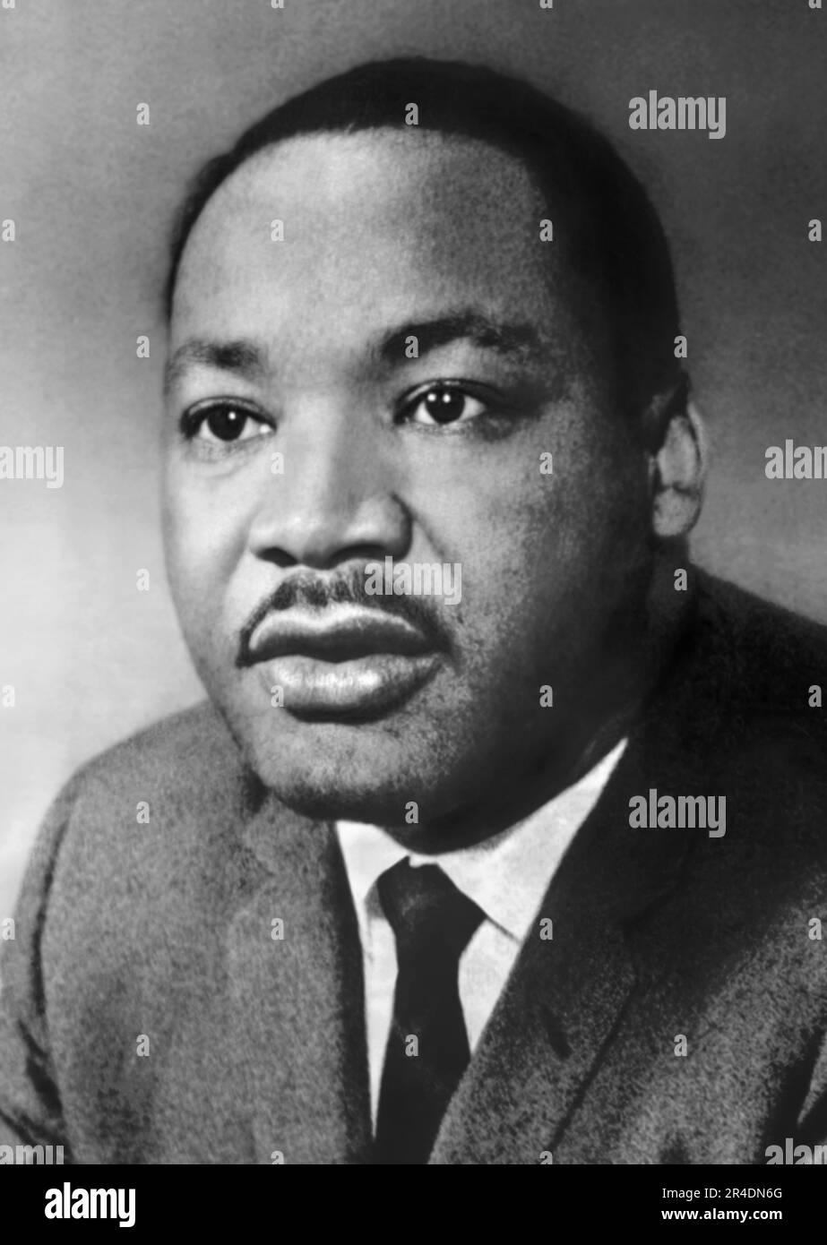Portrait des Bürgerrechtsführers Dr. Martin Luther King, Jr. Stockfoto
