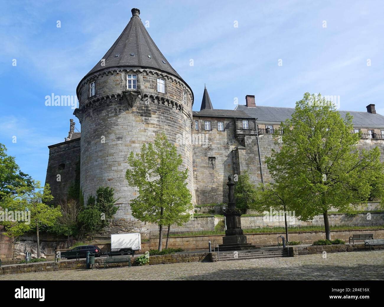 Bad Bentheim, Deutschland Mai 5 2023 Schloss Bentheim oder Burg