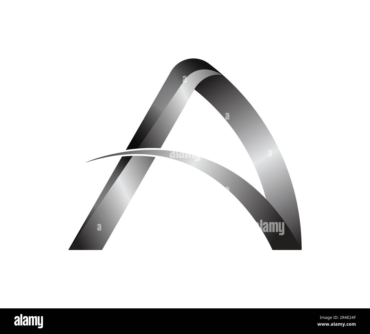 3D Eine Vektorvorlage für das Logo-Design Stock Vektor