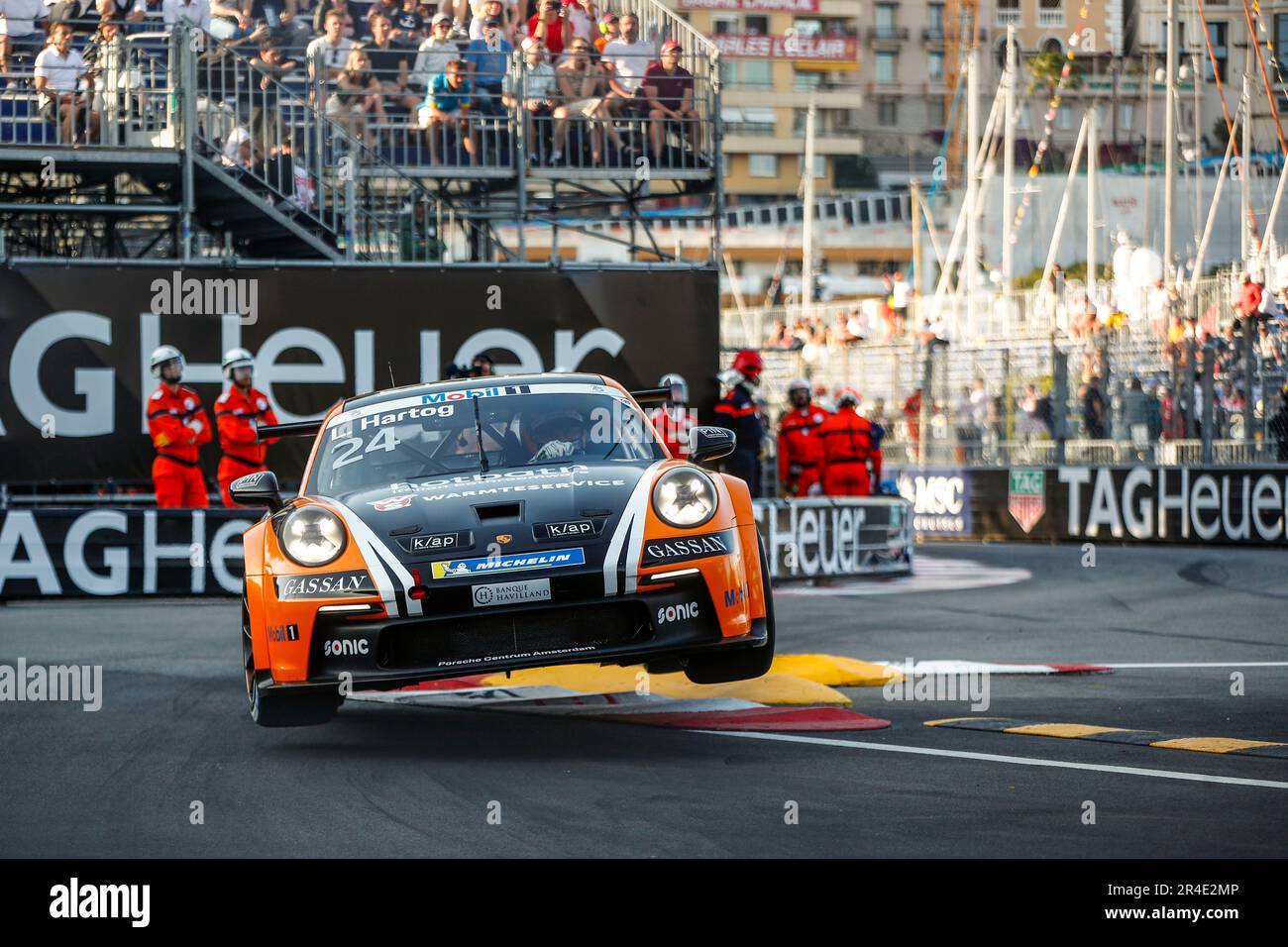 Monte-Carlo, Monaco. 26. Mai 2023. #24 Loek Hartog (NL, Team GP Elite), Porsche Mobil 1 Supercup auf dem Circuit de Monaco am 26. Mai 2023 in Monte-Carlo, Monaco. (Foto von HIGH TWO) dpa/Alamy Live News Stockfoto