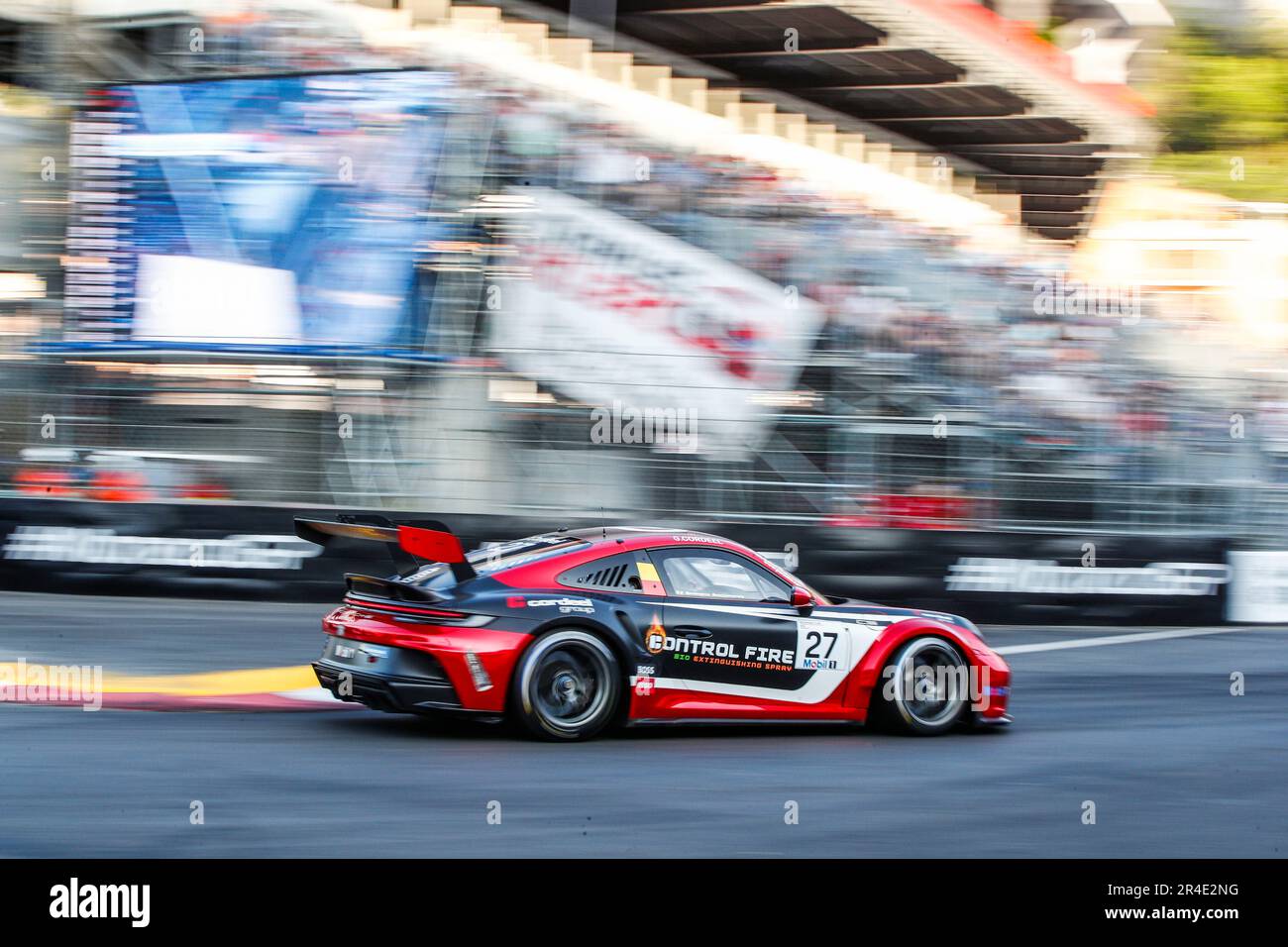 Monte-Carlo, Monaco. 26. Mai 2023. #27 Ghislain Cordeel (B, GP Elite), Porsche Mobil 1 Supercup auf Circuit de Monaco am 26. Mai 2023 in Monte-Carlo, Monaco. (Foto von HIGH TWO) dpa/Alamy Live News Stockfoto