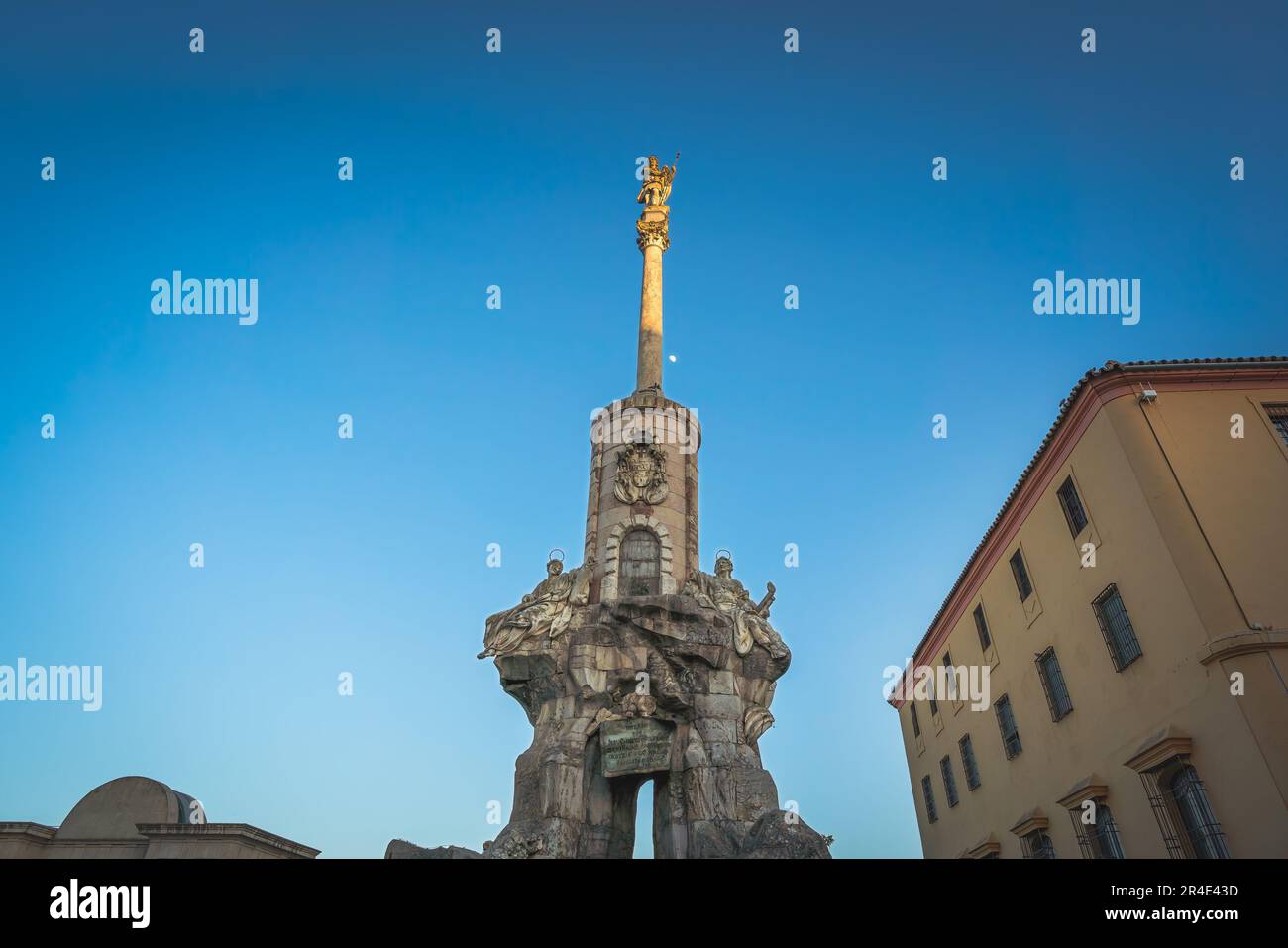 San Rafael Triumphdenkmal - Cordoba, Andalusien, Spanien Stockfoto