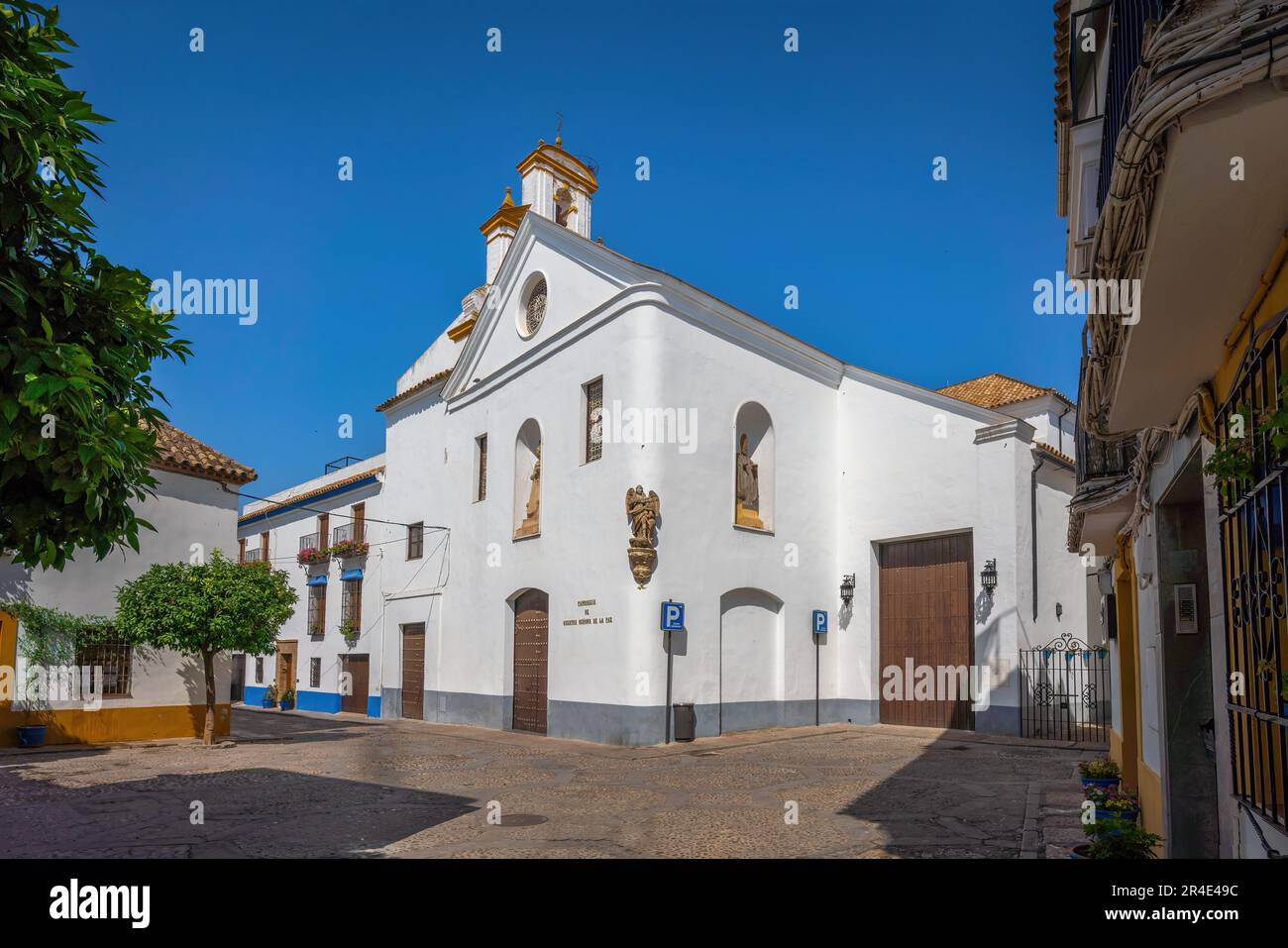 Kirche Nuestra Senora de la Paz in San Basilio - Cordoba, Andalusien, Spanien Stockfoto