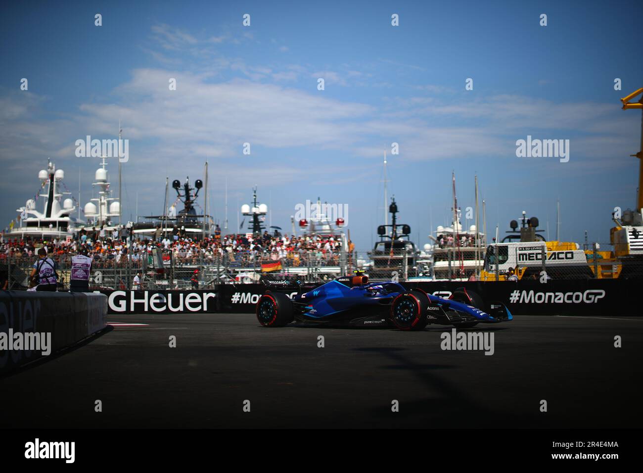 Montecarlo, Monaco. 27. Mai 2023. #02 Logan SarSergeant Williams Racing Mercedes während des Monaco GP, 25-28. Mai 2023 in Montecarlo, Formel 1 Weltmeisterschaft 2023. Kredit: Unabhängige Fotoagentur/Alamy Live News Stockfoto