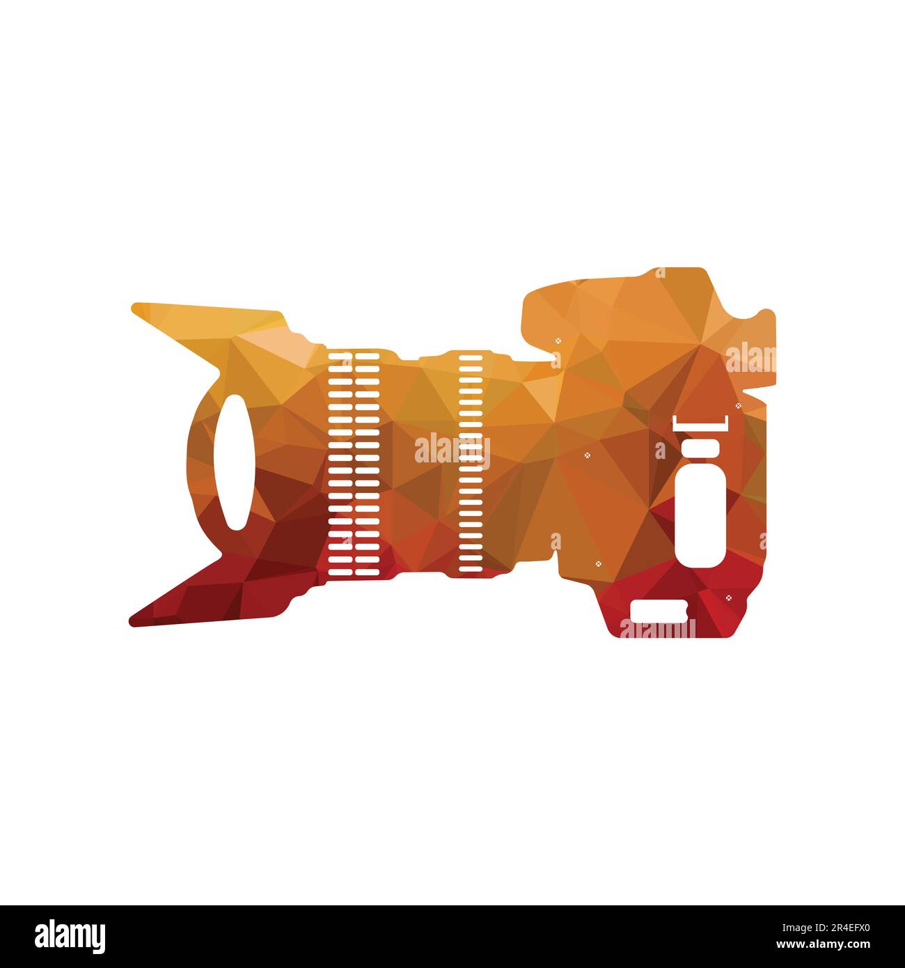 Designvorlage für Kameravektor-Logo. Silhouette einer Kamera. Stock Vektor