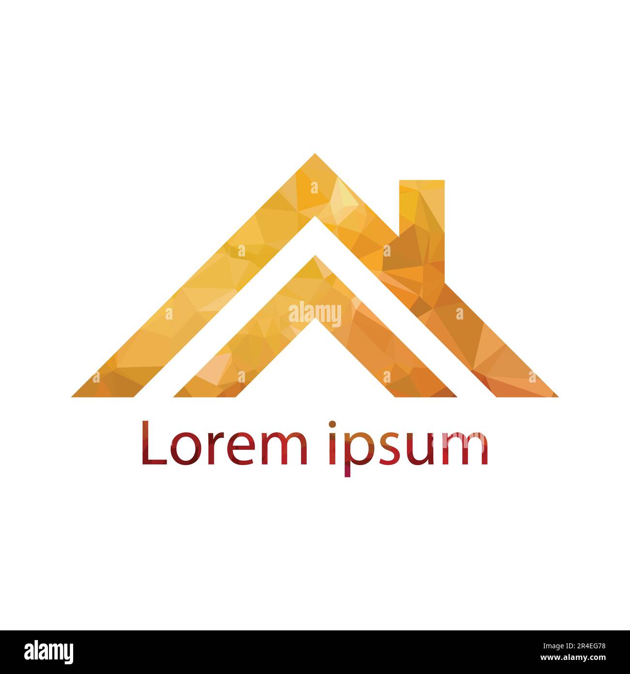 Logo-Design für Immobilien, Immobilien und Bauwesen. Abstraktes Vektorsymbol. Stock Vektor