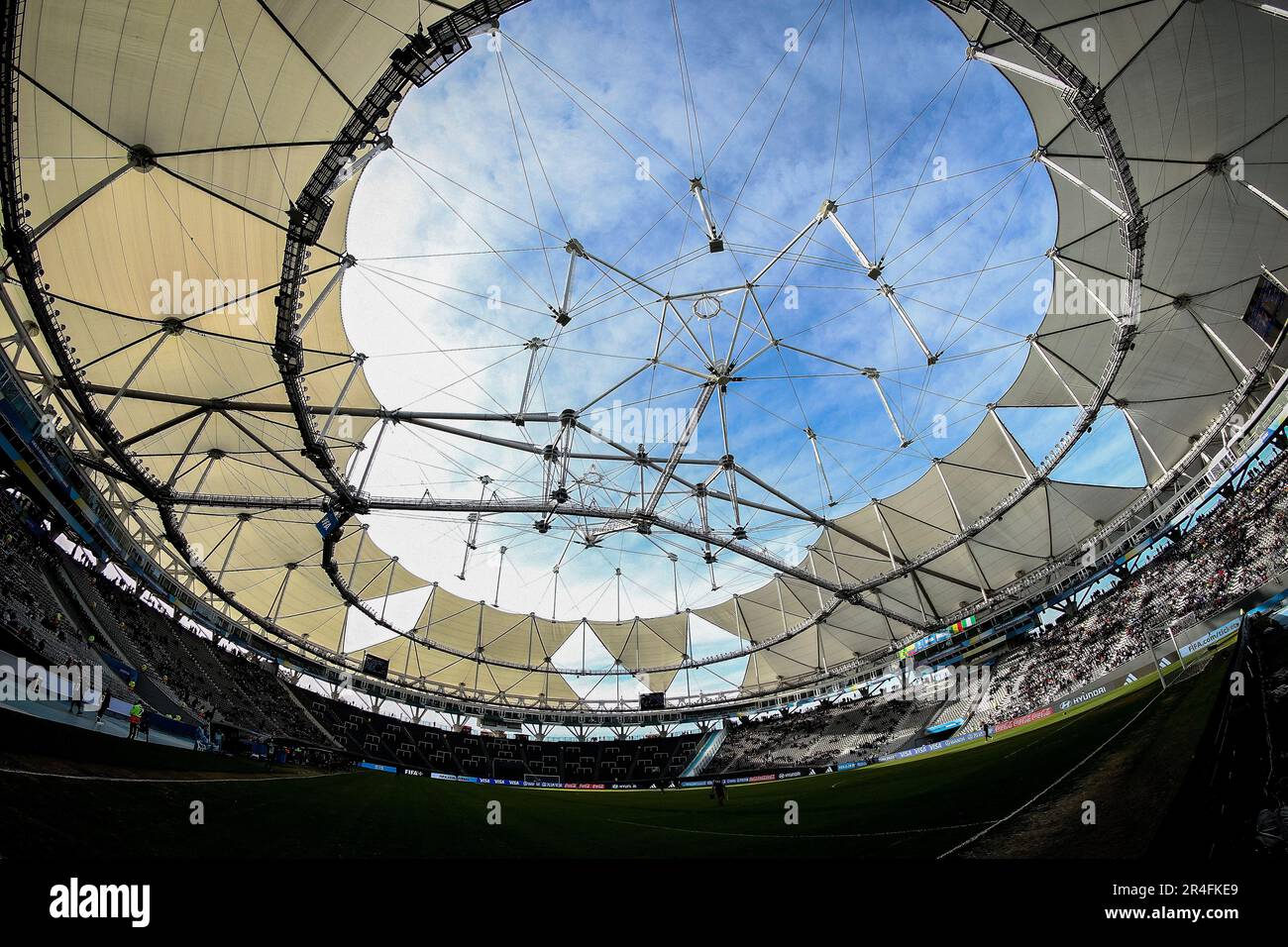 La Plata, Argentinien. 27. Mai 2023. Allgemeiner Blick auf das Stadion während des Spiels Brasilien gegen Nigeria im Rahmen der Weltmeisterschaft U20 Argentinien 2023 - Gruppe D im Estadio Unico „Diego Armando Maradona“. Endstand: Brasilien 2 - 0 Nigeria (Foto: Roberto Tuero/SOPA Images/Sipa USA) Gutschrift: SIPA USA/Alamy Live News Stockfoto