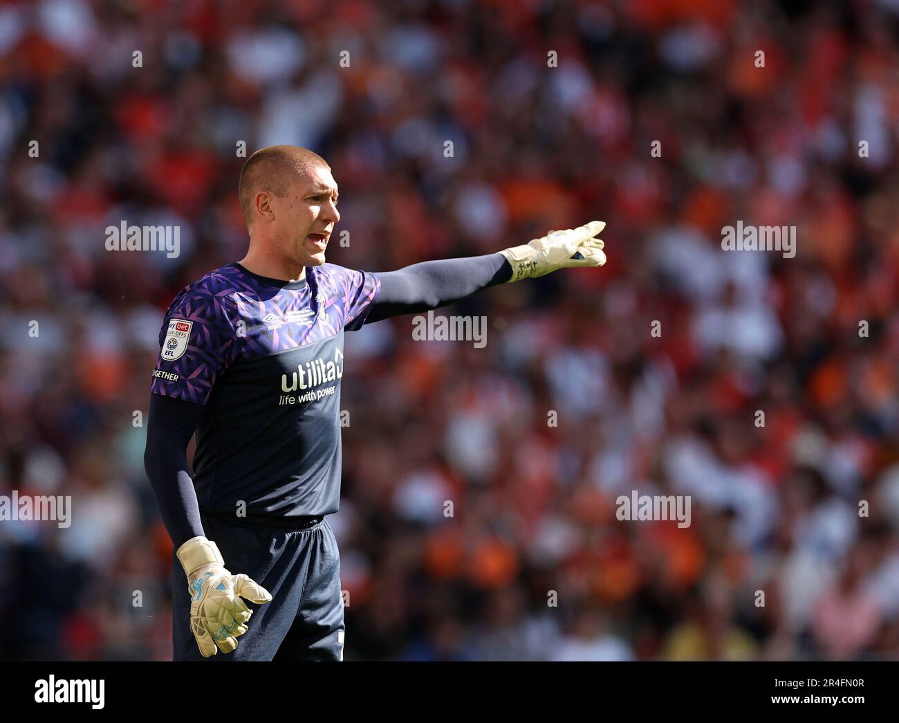 London, Großbritannien. 27. Mai 2023. Ethan Horvath of Luton Town während des Sky Bet Championship-Spiels im Wembley Stadium, London. Das Bild sollte lauten: David Klein/Sportimage Credit: Sportimage Ltd/Alamy Live News Stockfoto