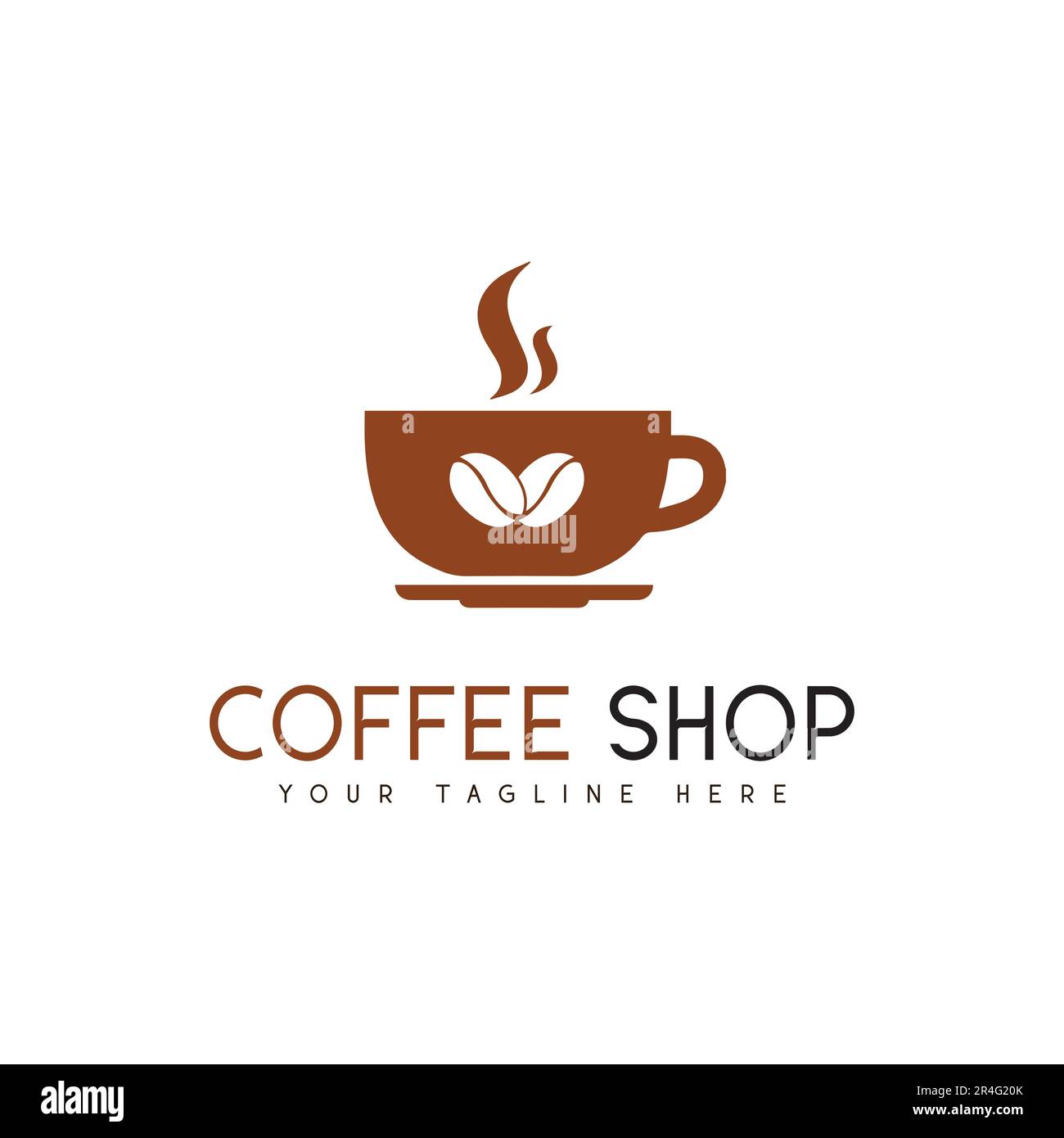 Coffee House Logo Design Coffee Shop Logo Hot Coffee Stock Vektor