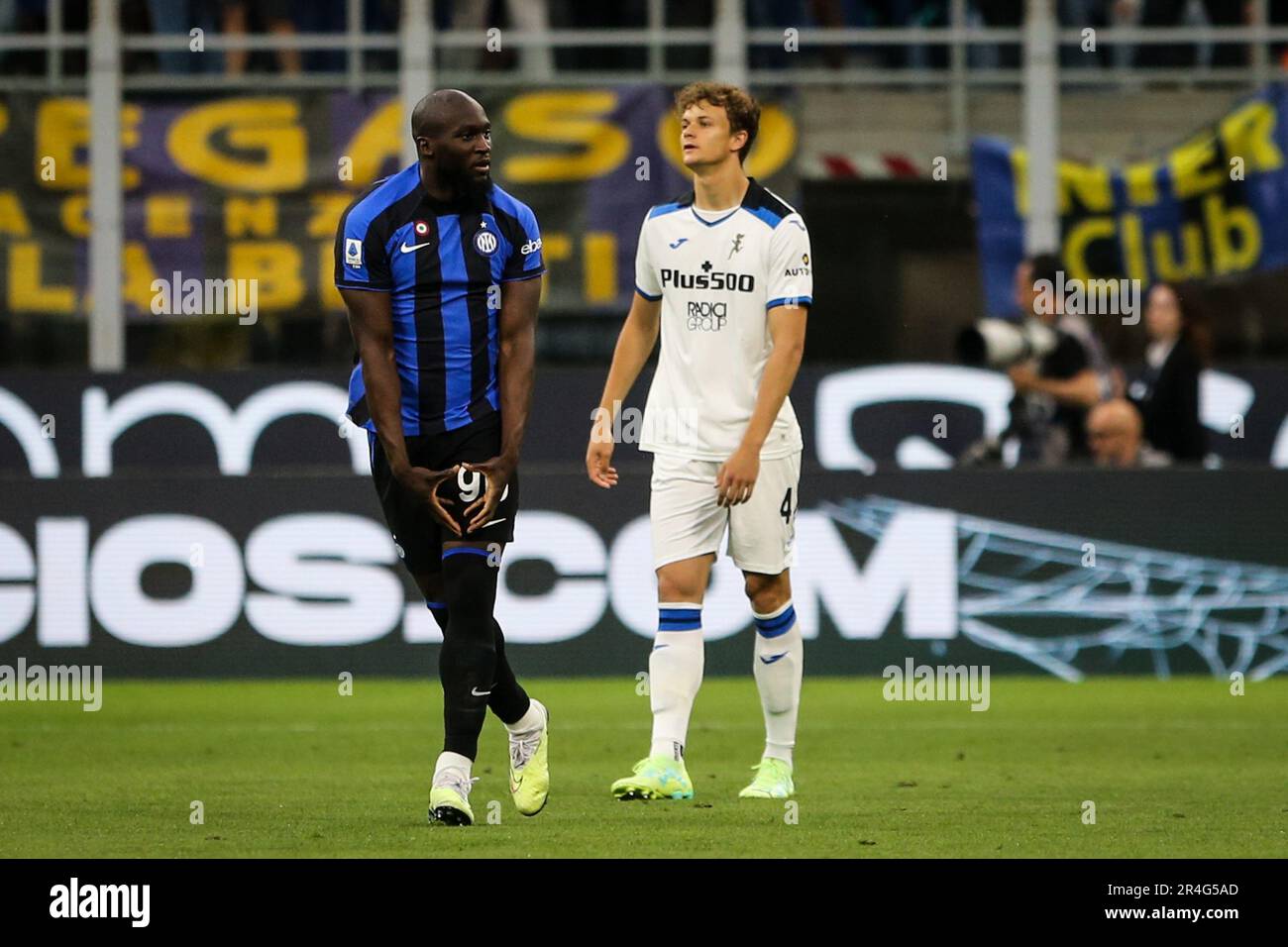 MAILAND, ITALIEN, 27.05.2023 – SERIE A ITALIENISCHE MEISTERSCHAFT: INTER X ATALANTA im Giuseppe Meazza Stadion (San Siro) in Mailand für die 37. Runde Stockfoto