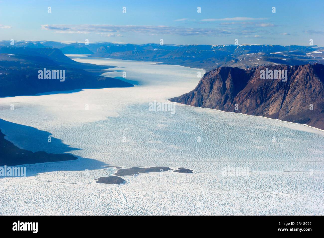 South Cape Fjord, Ellesmere Island, Nunavut, Kanada Stockfoto