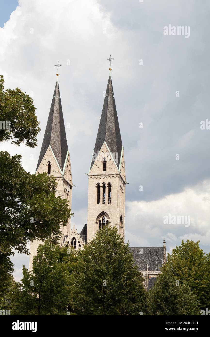 Halberstadt-Kathedrale Stockfoto