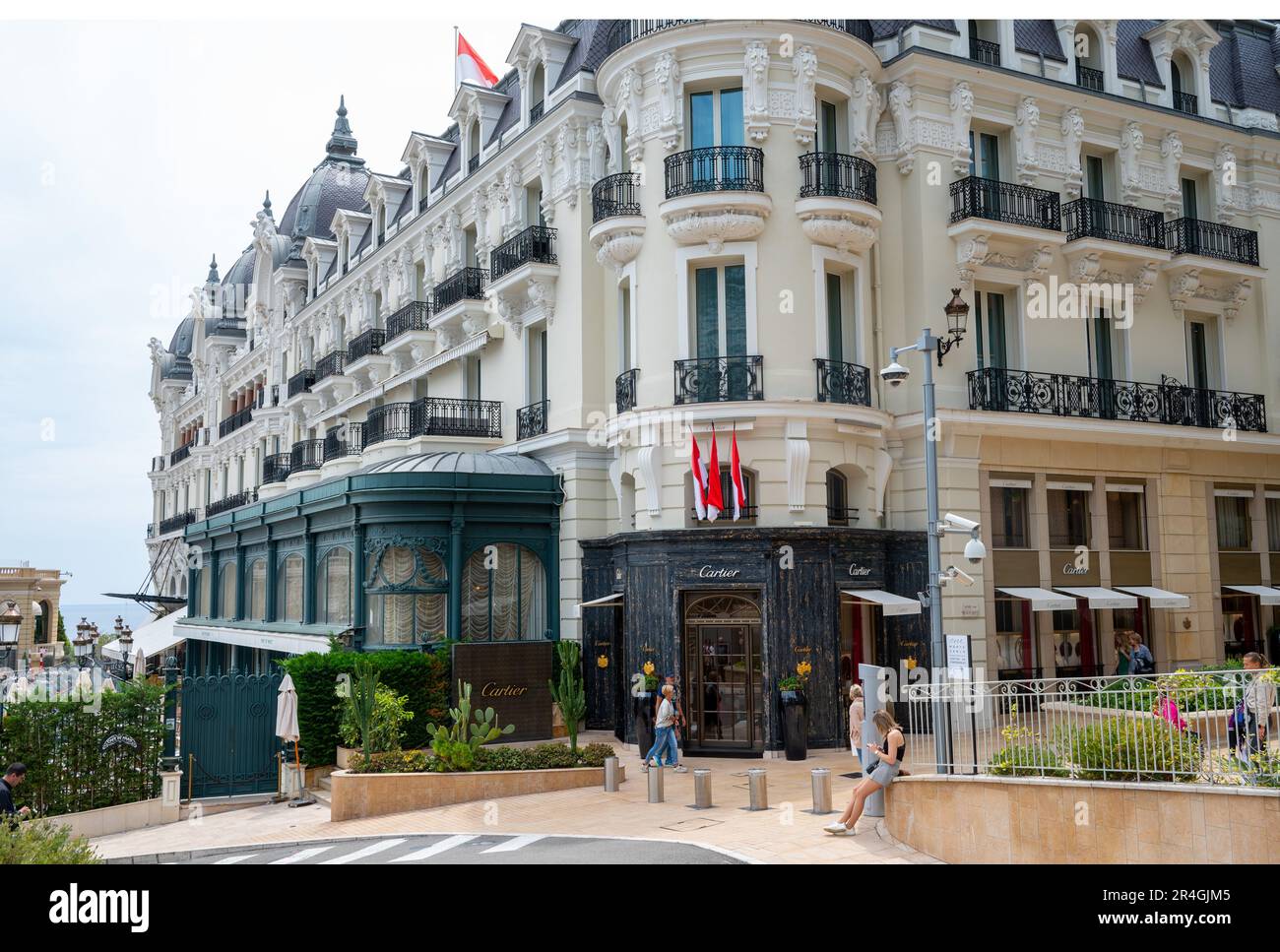 Hotel de Paris, Monaco Stockfoto