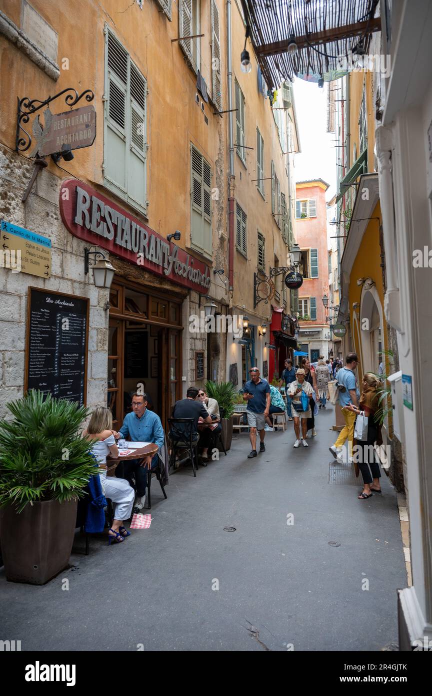 Altstadt, Nizza, Côte d'Azur, Frankreich Stockfoto