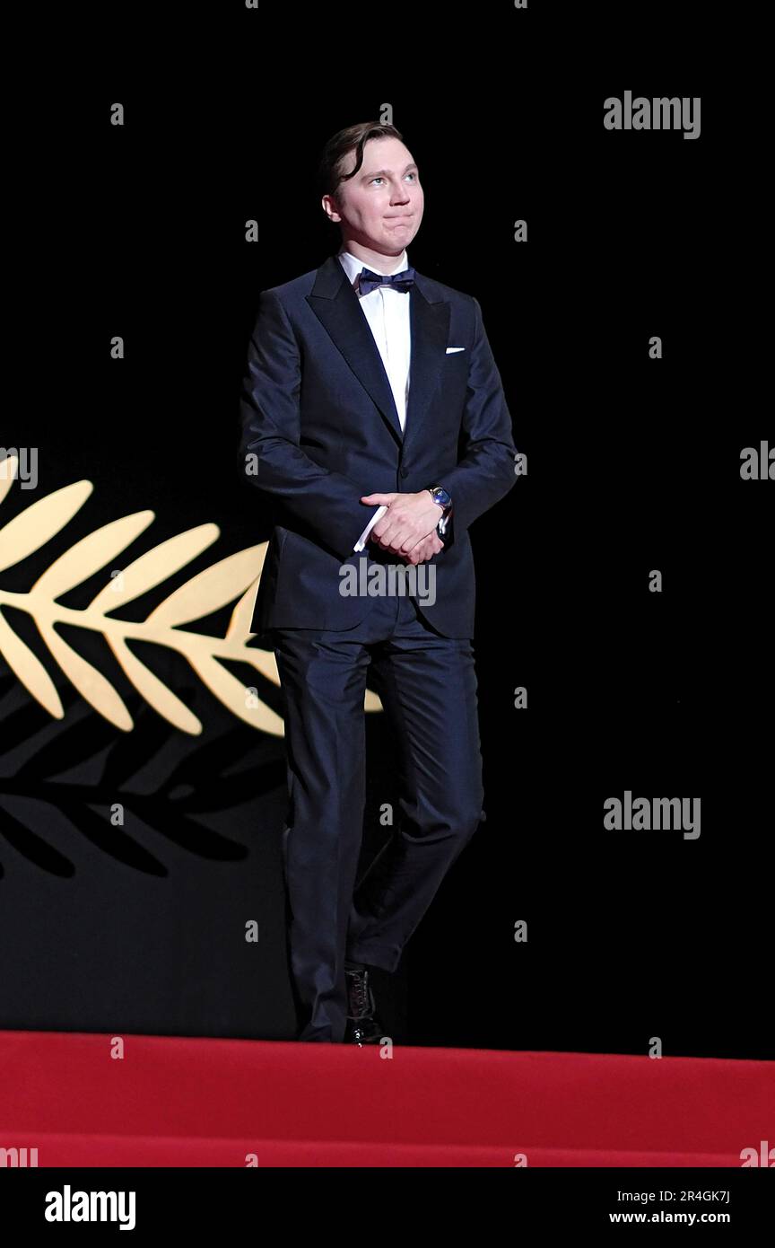 Paul Dano bei der Preisverleihung auf dem Festival de Cannes 2023 / 76. Internationale Filmfestspiele von Cannes am Palais des Festivals. Cannes, 27.05.2023 Stockfoto