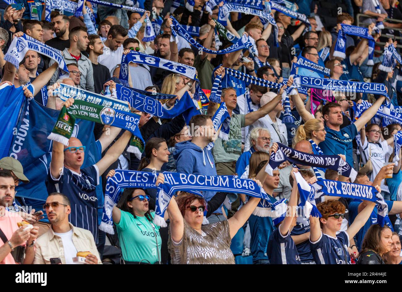 Sport, Fussball, Bundesliga, 2022/2023, VfL Bochum vs. Bayer 04 Leverkusen 3-0, Vonovia 