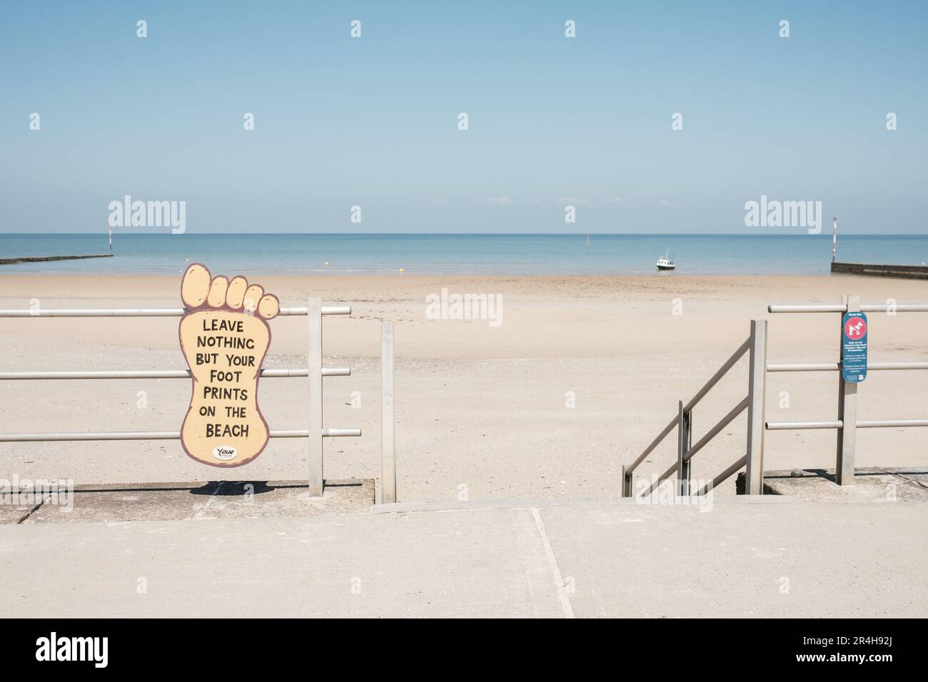 The Beach, Minnis Bay, Birchington, Thanet, Kent, UK Stockfoto