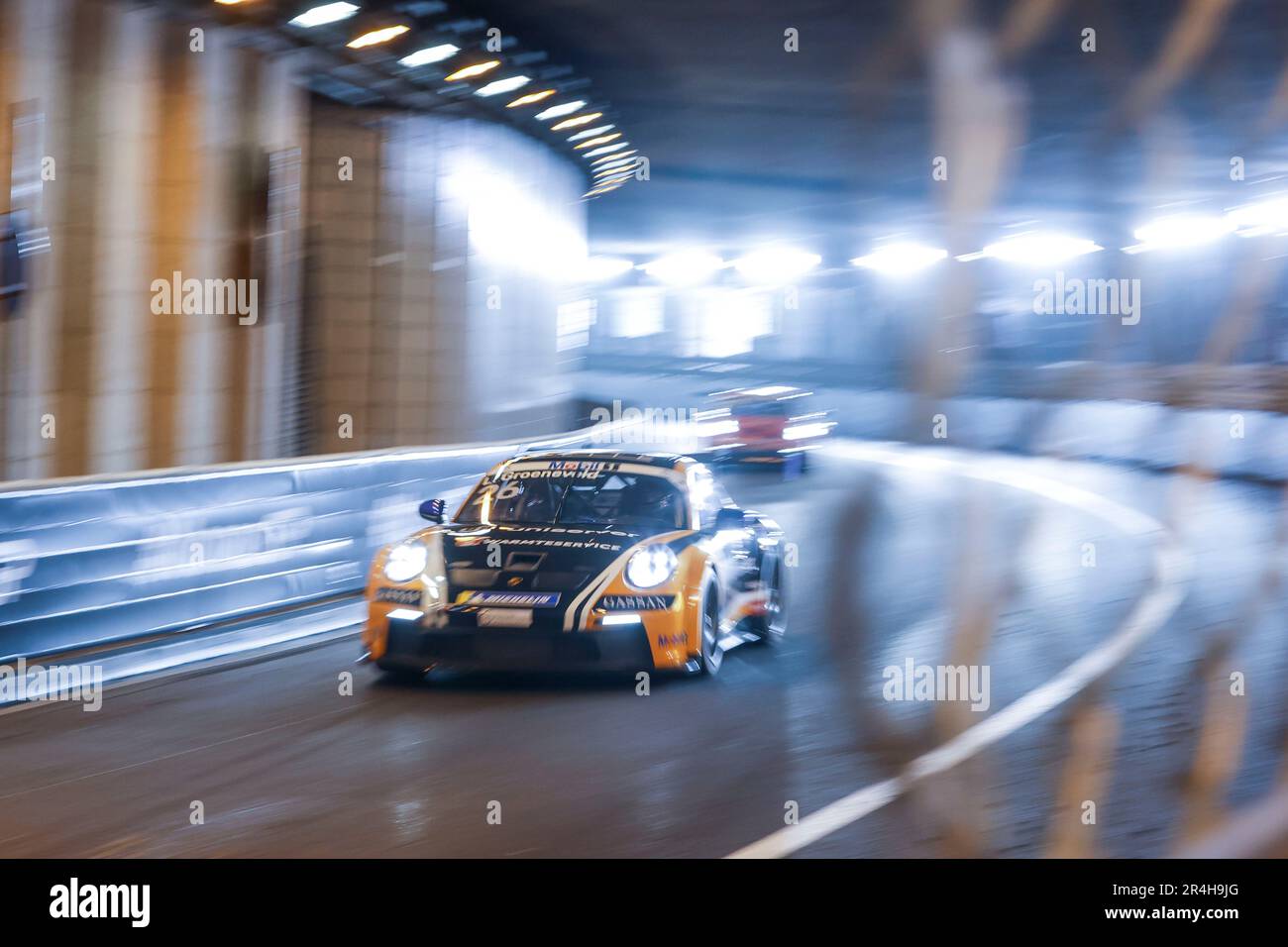Monte-Carlo, Monaco. 28. Mai 2023. #26 Lucas Groeneveld (NL, Team GP Elite), Porsche Mobil 1 Supercup auf Circuit de Monaco am 28. Mai 2023 in Monte-Carlo, Monaco. (Foto von HIGH TWO) dpa/Alamy Live News Stockfoto