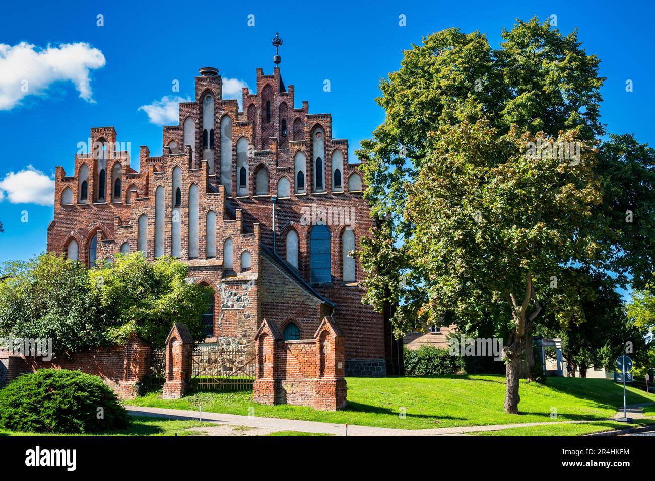 Dorfkirche Linum, Ostprignitz-Ruppin, Brandenburg, Deutschland Stockfoto