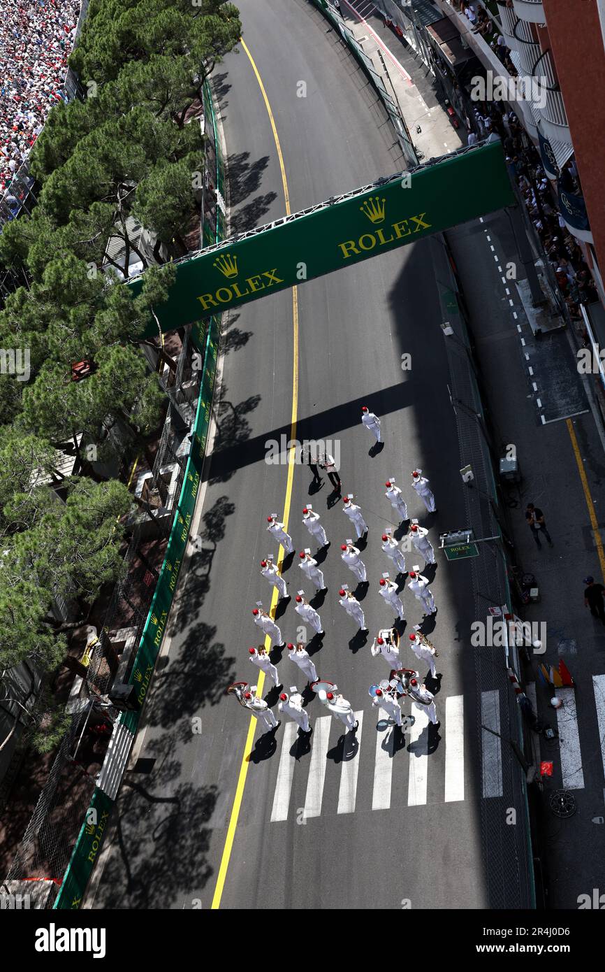 Monte Carlo, Monaco. 28. Mai 2023. Gitteratmosphäre. Formel-1-Weltmeisterschaft, Rd 7, Monaco Grand Prix, Sonntag, 28. Mai 2023. Monte Carlo, Monaco. Kredit: James Moy/Alamy Live News Stockfoto