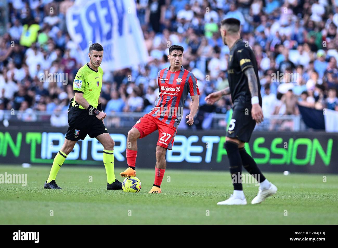 Rom, Italien. 28. Mai 2023. Pablo Galdames Millan von USC Cremonese während der Serie Ein Spiel zwischen SS Lazio und USC Cremonese im Stadio Olimpico am 28. Mai 2023 in Rom, Italien. Kredit: Live Media Publishing Group/Alamy Live News Stockfoto