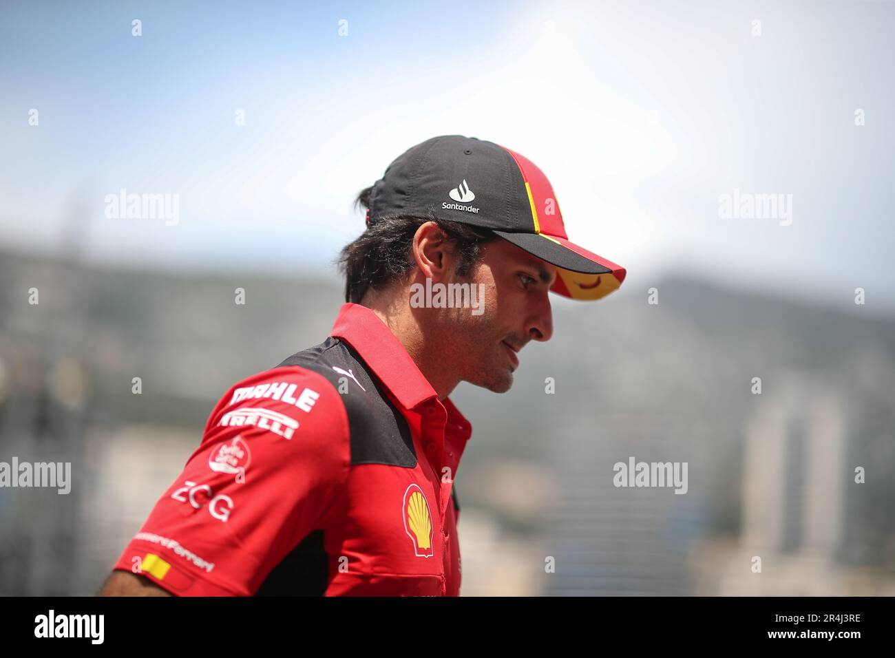 Nr. 55 Carlos Sainz, Ferrari während des Monaco GP, 25-28. Mai 2023 in Montecarlo, Formel-1-Weltmeisterschaft 2023. Stockfoto