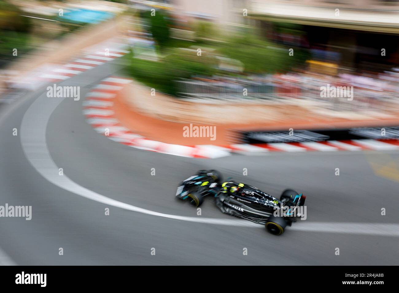 Monte-Carlo, Monaco. 28. Mai 2023. #44 Lewis Hamilton (GBR, Mercedes-AMG Petronas F1 Team), F1 Grand Prix von Monaco am Circuit de Monaco am 28. Mai 2023 in Monte-Carlo, Monaco. (Foto von HIGH TWO) dpa/Alamy Live News Stockfoto