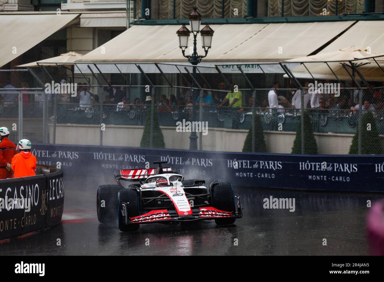 Monaco, Monaco. 28. Mai 2023. 20 MAGNUSSEN Kevin (den), Haas F1 Team VF-23 Ferrari, Action während des Formel 1 Grand Prix de Monaco. , . Kredit: DPPI Media/Alamy Live News Stockfoto