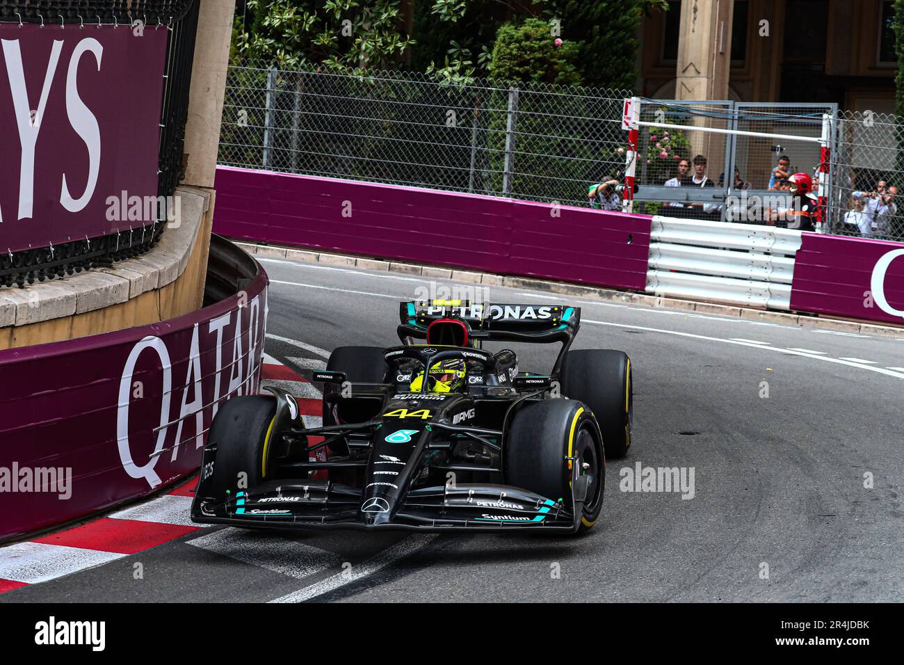 Nr. 44 Lewis Hamilton, Mercedes während des Monaco GP, 25-28. Mai 2023 in Montecarlo, Formel-1-Weltmeisterschaft 2023. Stockfoto