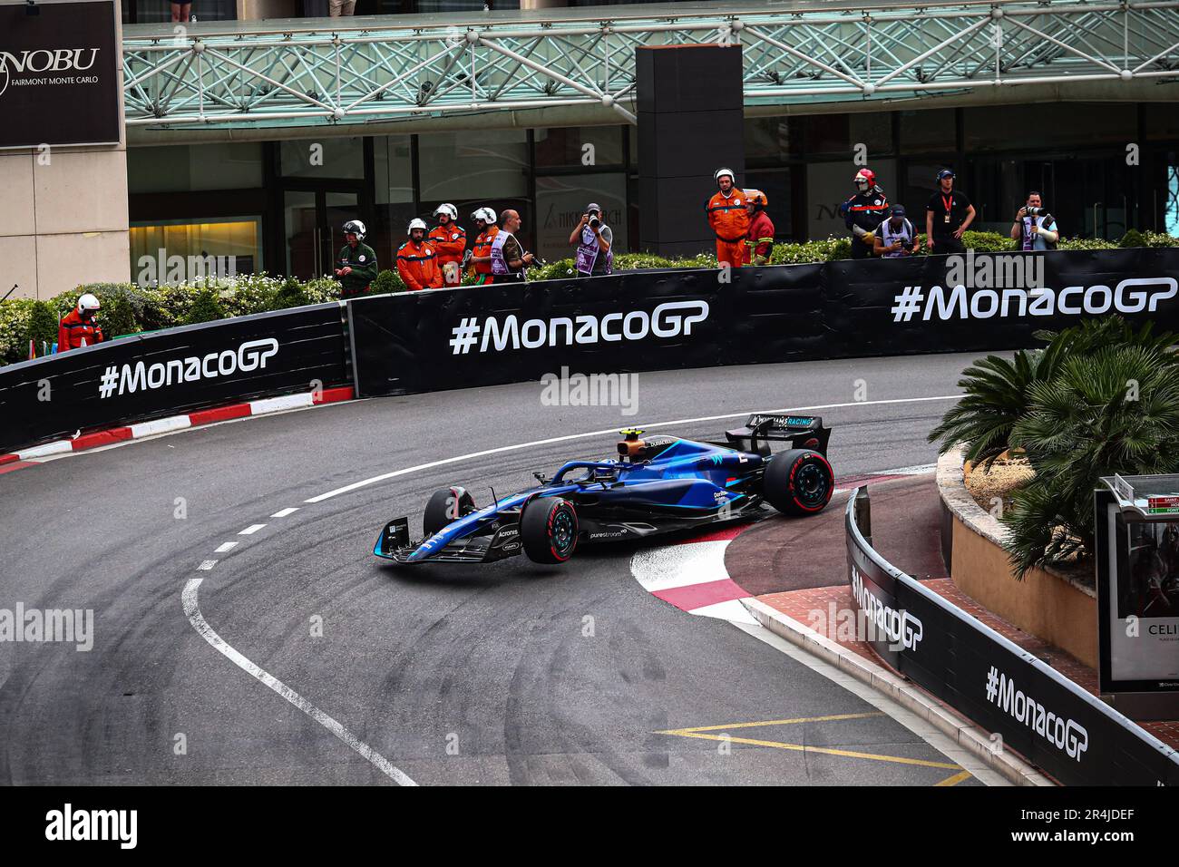 #02 Logan SarSergeant Williams Racing Mercedes während des Monaco GP, 25-28. Mai 2023 in Montecarlo, Formel 1 Weltmeisterschaft 2023. Stockfoto