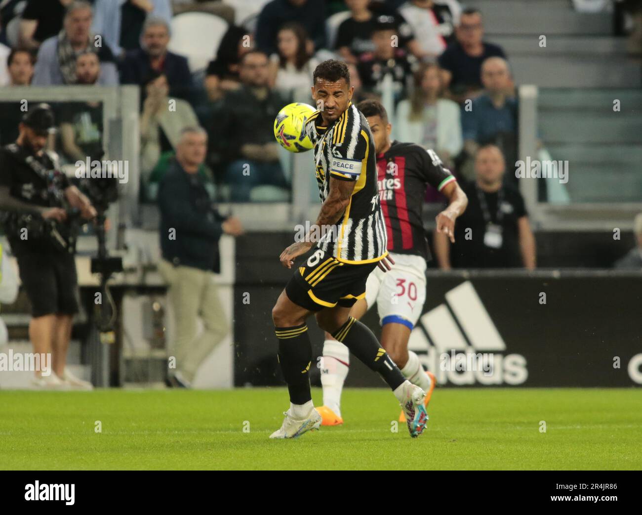 Turin, Italien. 28. Mai 2023. Danilo von Juventus während des italienischen Fußballspiels der Serie A zwischen dem FC Juventus und dem AC Mailand am 28. Mai 2023 im Allianz Stadium Turin, Italien. Foto Nderim Kaceli Kredit: Unabhängige Fotoagentur/Alamy Live News Stockfoto