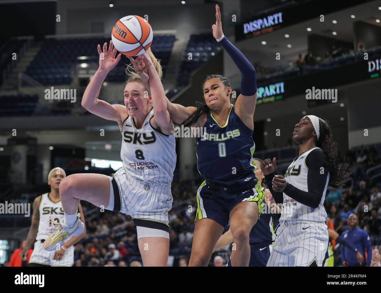 CHICAGO, IL MAY 28 Dallas Wings forward Satou Sabally (0) and