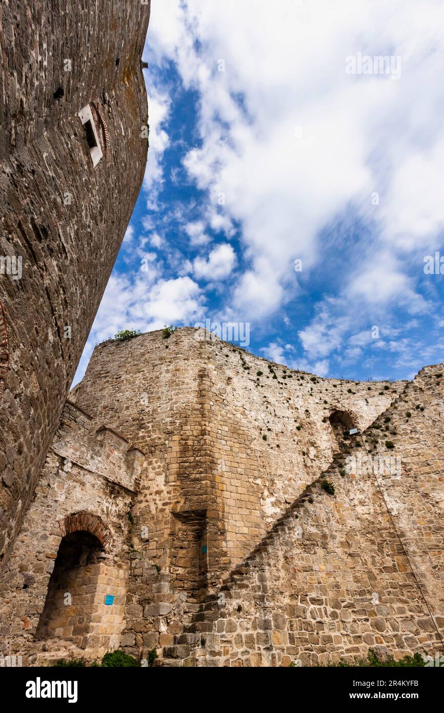 Schloss Kilitbahir, osmanische Festung, Halbinsel Gelibolu (Gallipoli) und Straße der Dardanellen, Eceabat, Provinz Canakkale, europäische Seite, Türkei Stockfoto