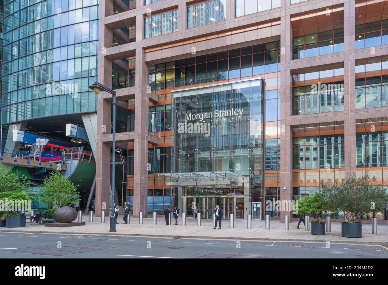 Morgan Stanley Hauptverwaltung in Canary Wharf London Stockfoto