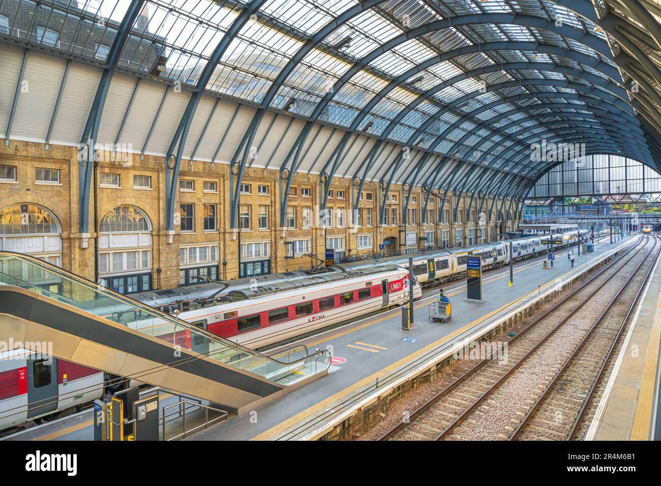 Kings Cross Bahnhof in London Stockfoto