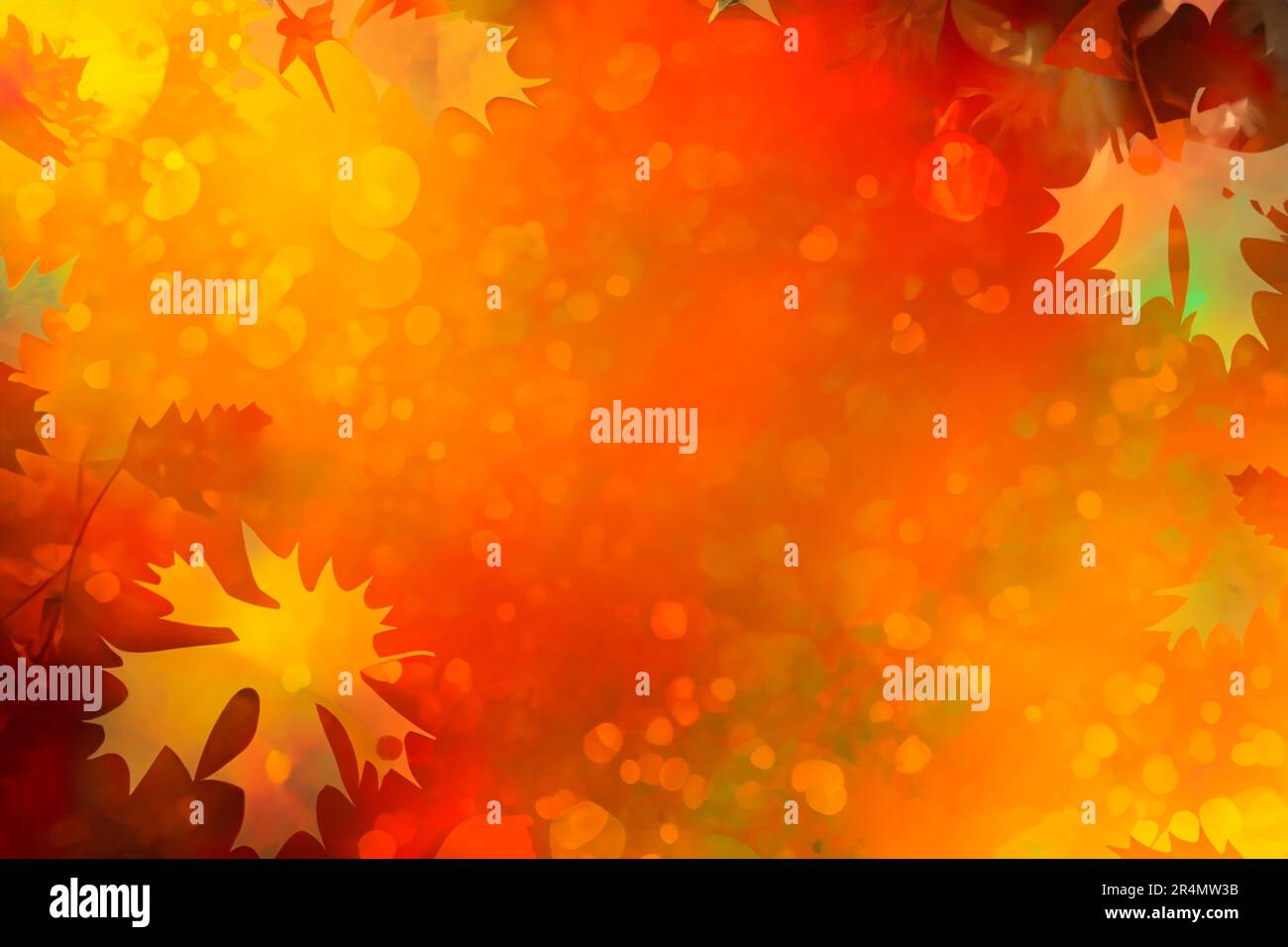 Abstrakter farbenfroher Hintergrund in Herbsttönen. Stockfoto