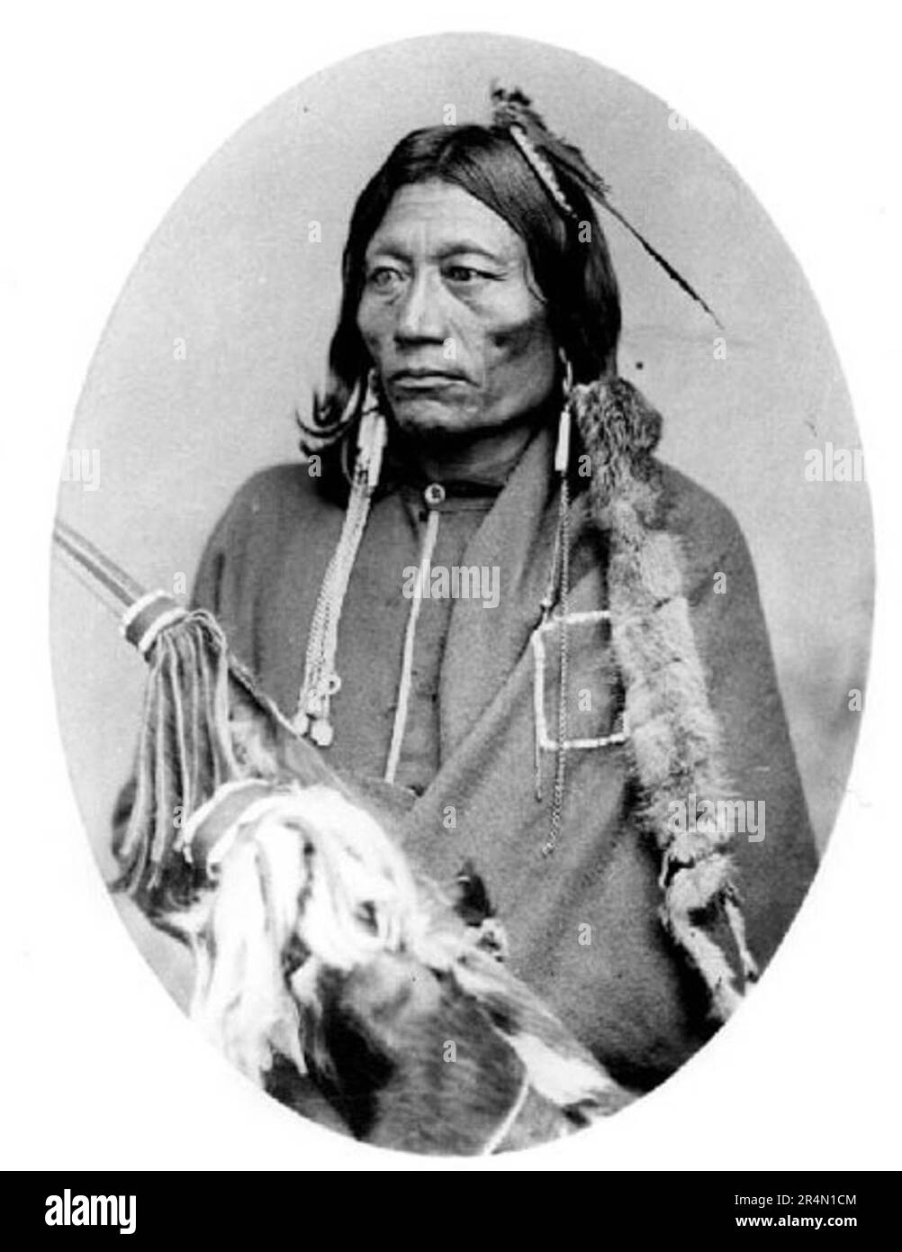 Essa-queta, Plains Apache Chief Stockfoto