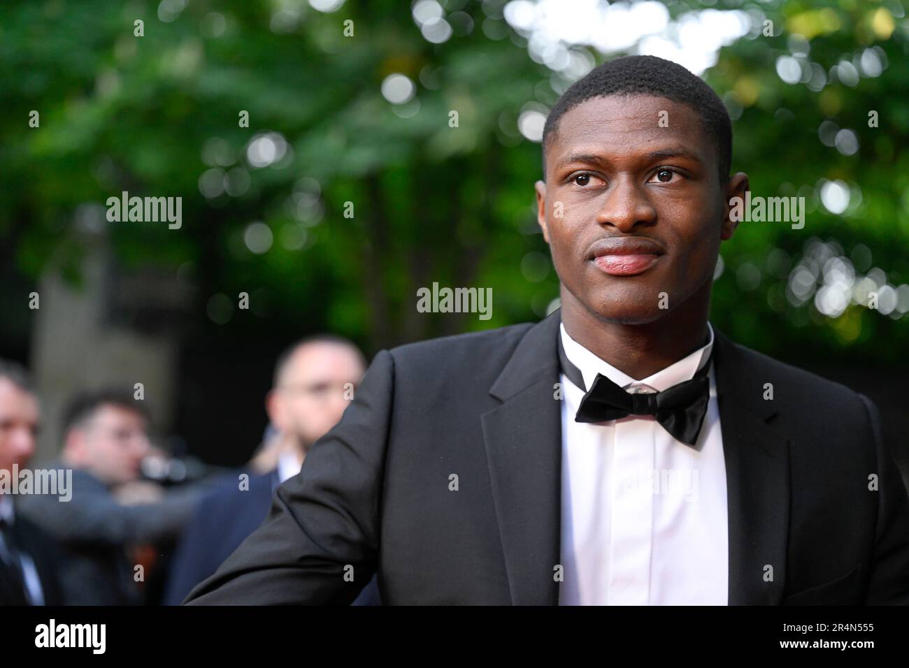 Paris, Frankreich. 28. Mai 2023. Nuno Mendes anlässlich der 31. Ausgabe der Trophäe des UNFP (French National Professional Football Players Union) am 28. Mai 2023 in Paris, Frankreich. Kredit: Victor Joly/Alamy Live News Stockfoto