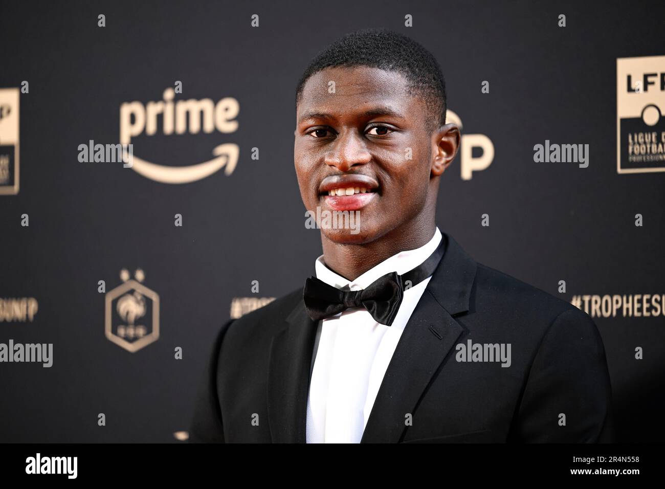 Paris, Frankreich. 28. Mai 2023. Nuno Mendes anlässlich der 31. Ausgabe der Trophäe des UNFP (French National Professional Football Players Union) am 28. Mai 2023 in Paris, Frankreich. Kredit: Victor Joly/Alamy Live News Stockfoto