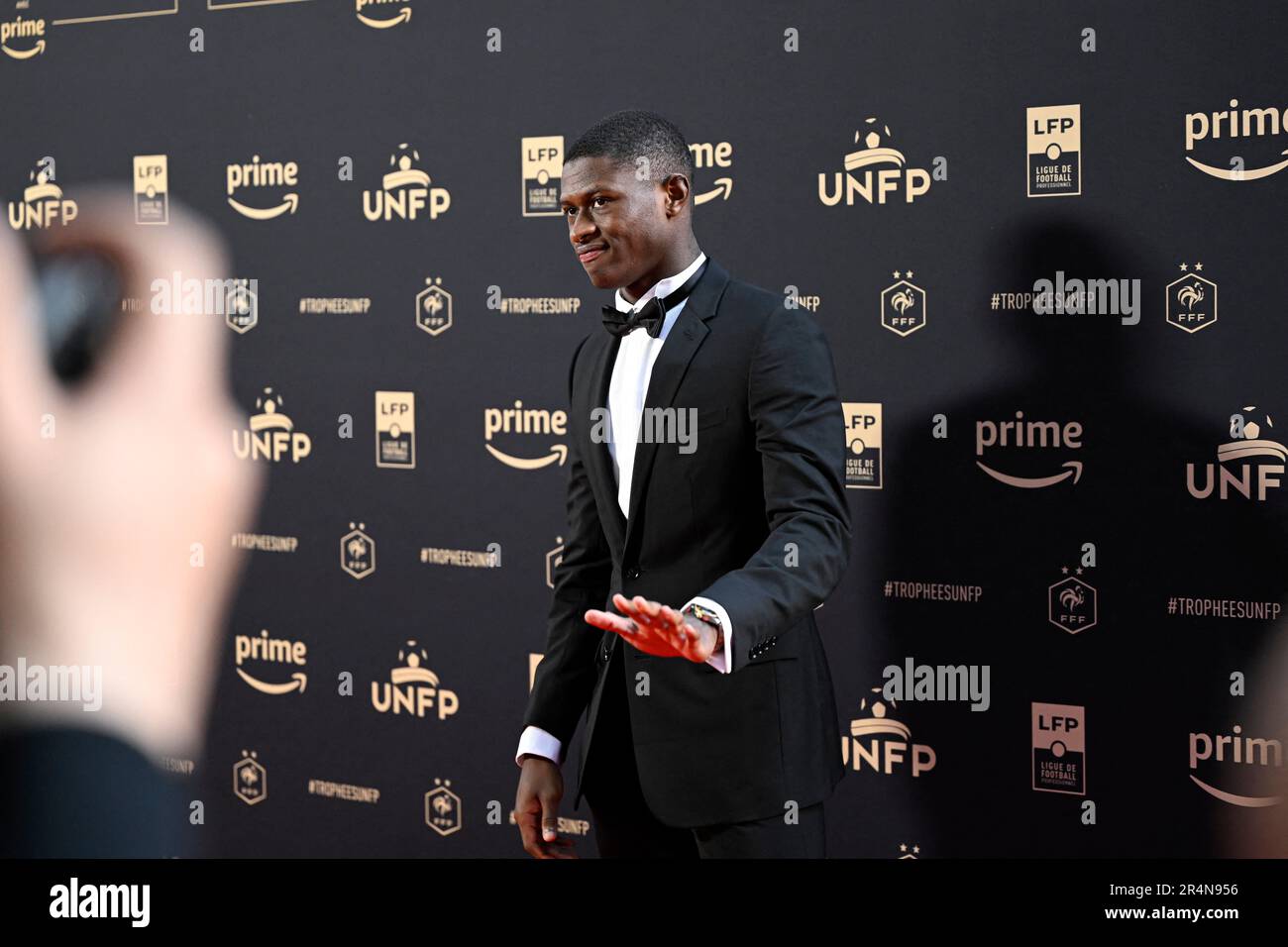 Paris, Frankreich. 28. Mai 2023. Nuno Mendes anlässlich der 31. Ausgabe der Trophäe des UNFP (French National Professional Football Players Union) am 28. Mai 2023 in Paris, Frankreich. Foto von Victor Joly/ABACAPRESS.COM Kredit: Abaca Press/Alamy Live News Stockfoto