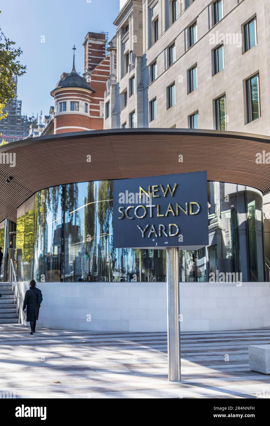 New Scotland Yard, London, England, Großbritannien Stockfoto