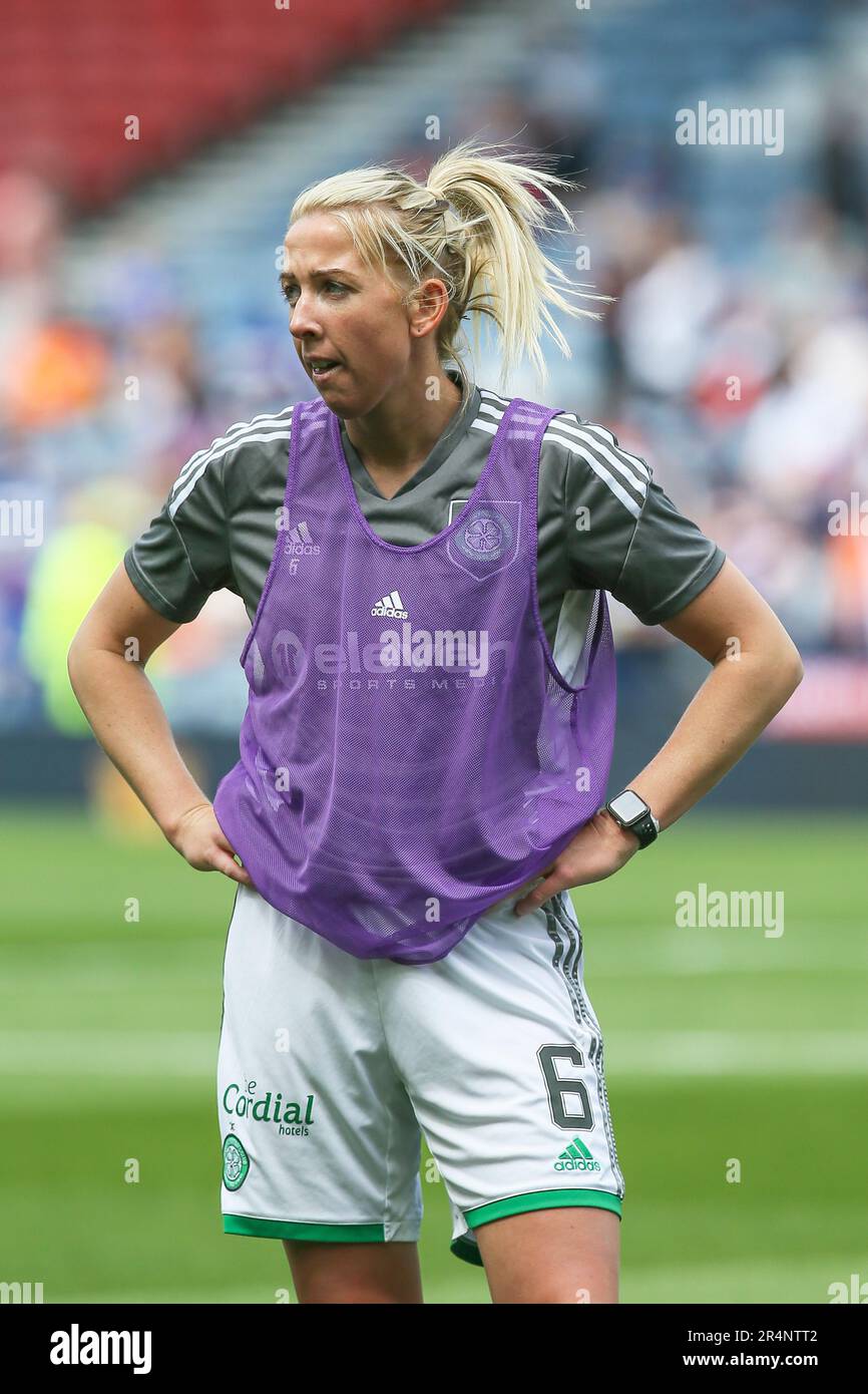 Chloe Craig, Profifußballspieler, spielt derzeit für Celtic FC. Während einer Schulung aufgenommenes Bild. Stockfoto