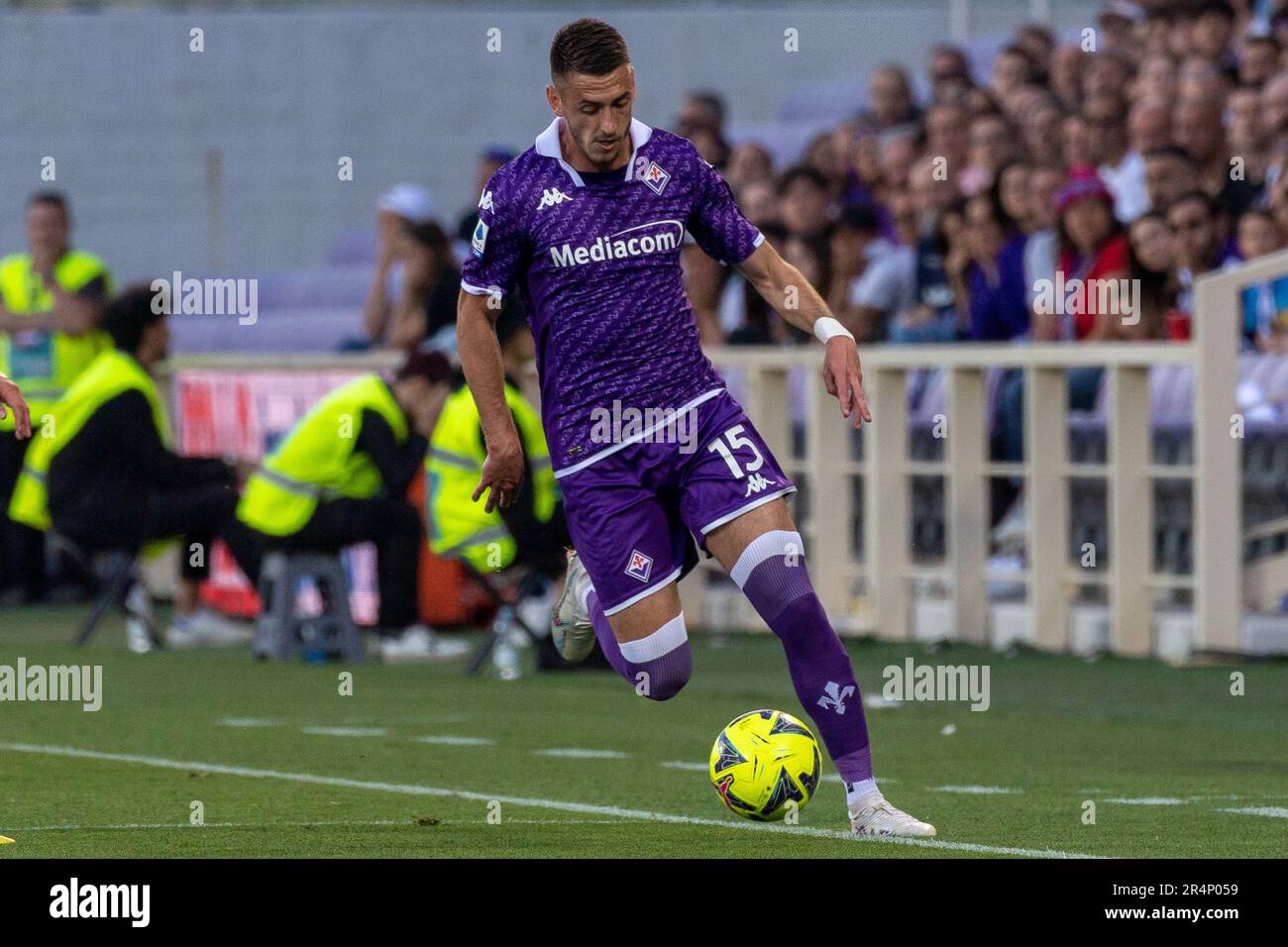 Artemio Franchi Stadion, Florenz, Italien, 27. Mai 2023, Porträt von