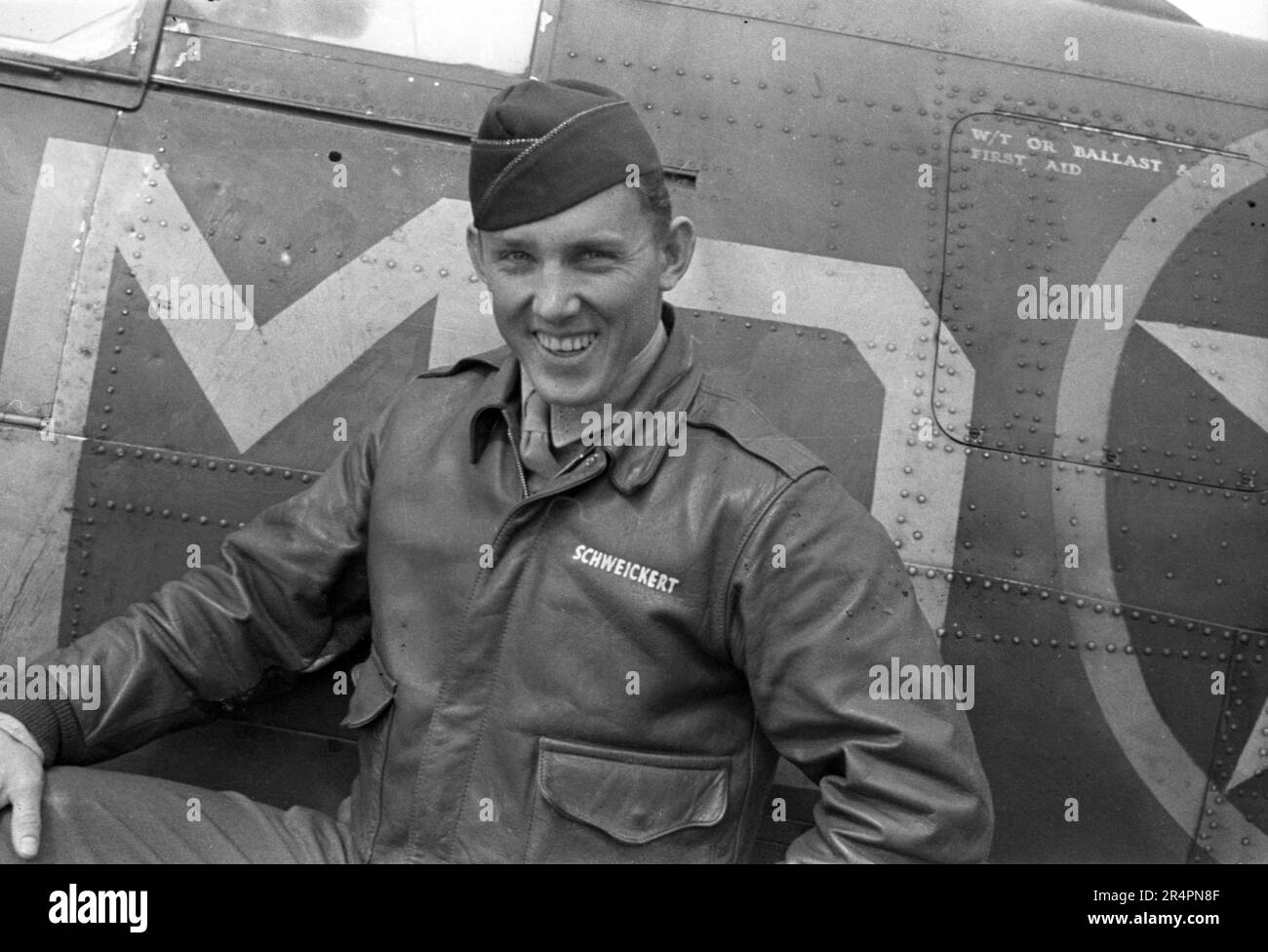 USAAF United States Army Air Force Supermarine Spitfire Mk VB Stockfoto